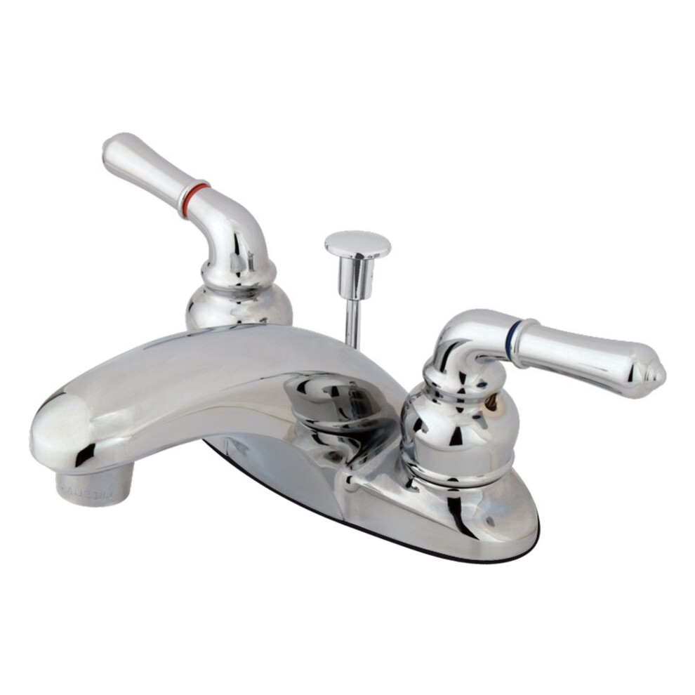Kingston Brass Gkb621 4 In. Centerset Bathroom Faucet Polished Chrome