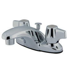 Robinet de salle de bain central Kingston Brass KB620B de 4 po, chrome poli