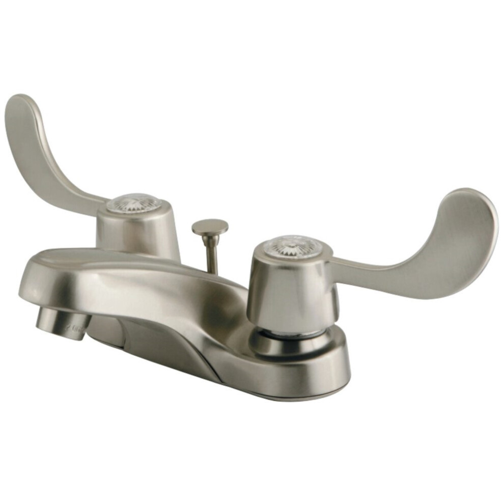 Kingston Brass Gkb188b 4 In. Centerset Bathroom Faucet Brushed Nickel 663370263309