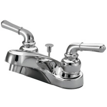 Kingston Brass GKB251 4 tum. Centerset Badrumsblandare, Polerat Krom