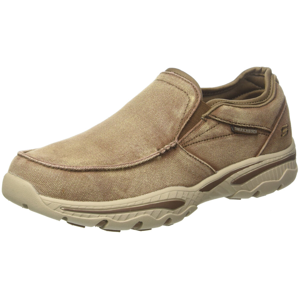 Skechers Mens Relaxed Fit-creston-Moseco Moccasin  Light Brown  8 M US