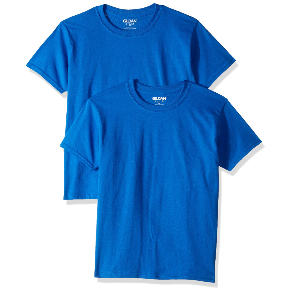 gildan Youth Ultra cotton T-Shirt  Style g2000B  2-Pack  Royal  Medium