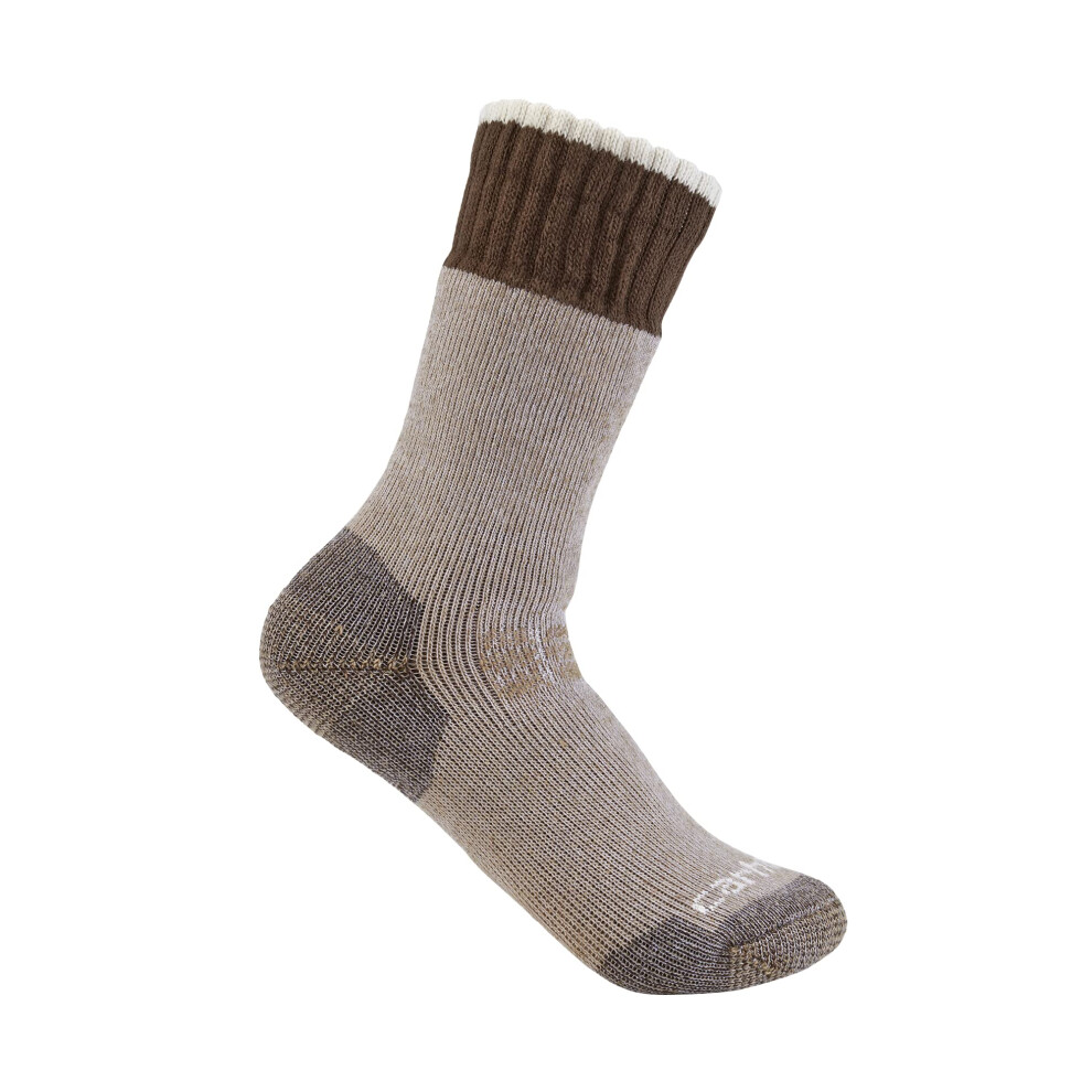 Carhartt Women's Extremes Cold Weather Boot Sock  1 Pair  Khaki  Small