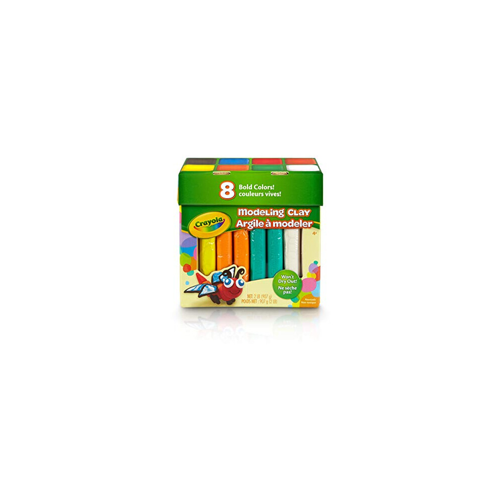 Crayola Modeling Clay in Bold Colors  2lbs  Gift for Kids  Ages 4 & Up