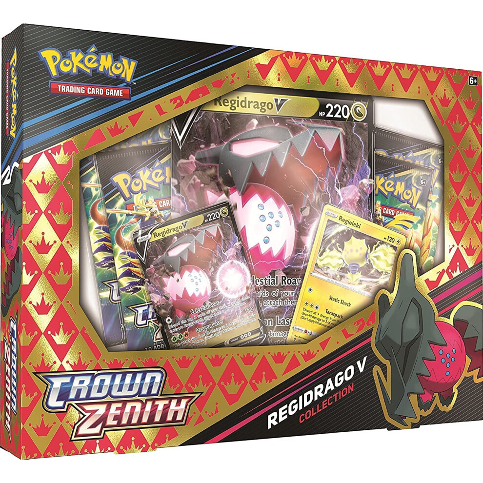 Pokemon TCG: Crown Zenith Collection - Pokemon V Regieleki or Regidrag