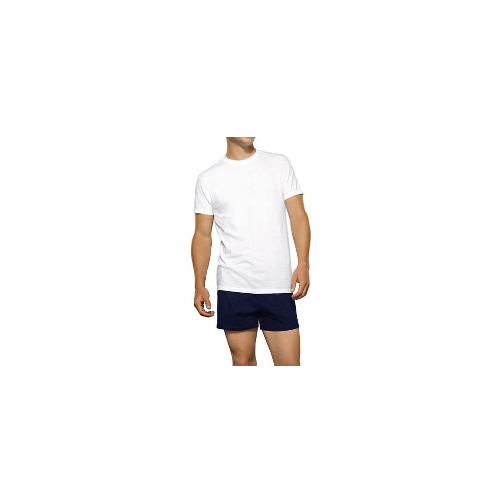 Fruit of the Loom Men's White Crew T-Shirt  White  XX-Large (Pack of 5