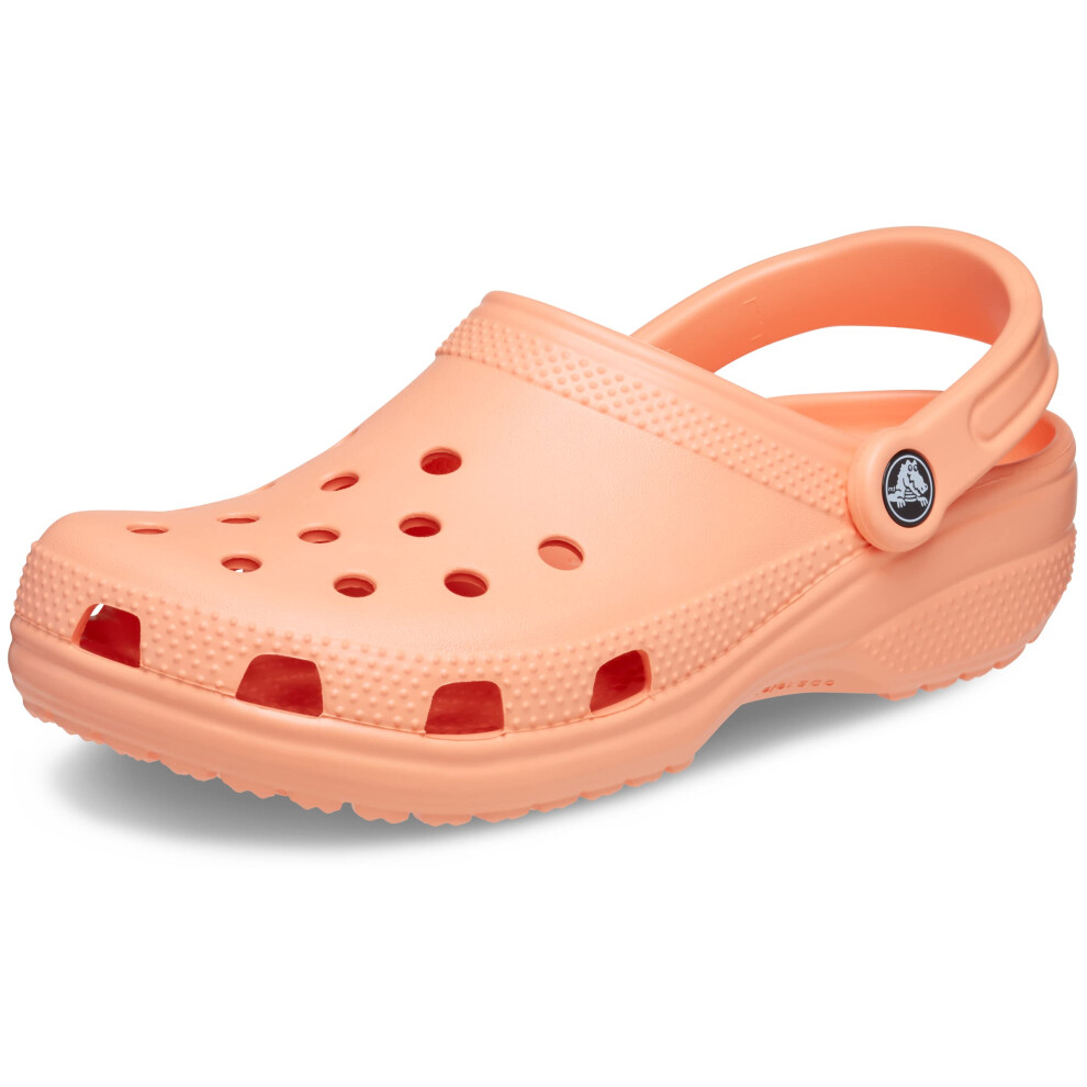 Crocs Unisex-Adult Classic Clogs (Best Sellers)  Papaya  9 Men/11 Wome