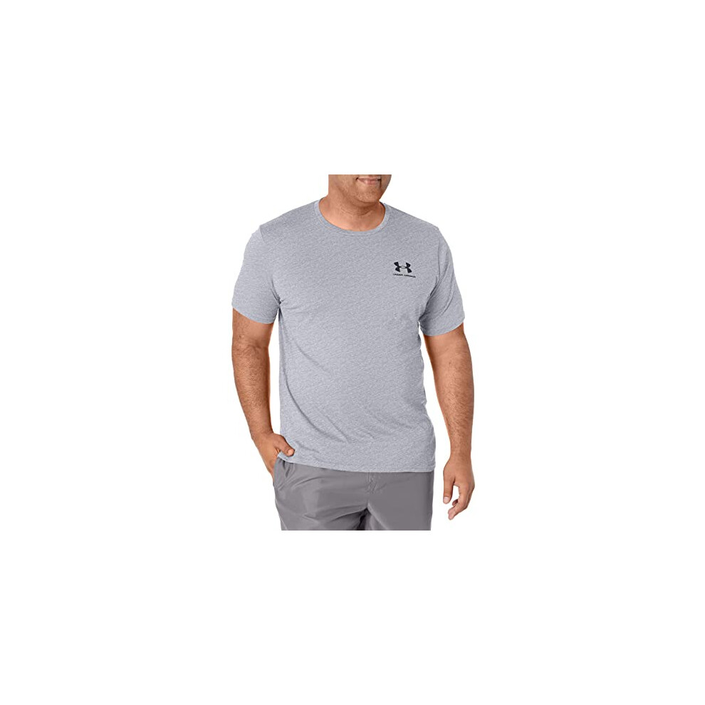 Under Armour Mens UA Sportstyle Left chest Short Sleeve Shirt 3XLT gra