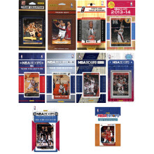 NBA Portland Trail Blazers 10 verschiedene lizenzierte Sammelkarten-Team-Sets