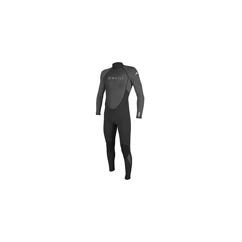 O'Neill Men's Reactor-2 3/2mm Back Zip Full Wetsuit  Black/Graphite  X