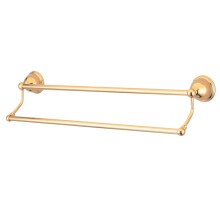 Kingston Brass BA3963PB Restaurierung 24"" Doppelhandtuchstange aus poliertem Messing