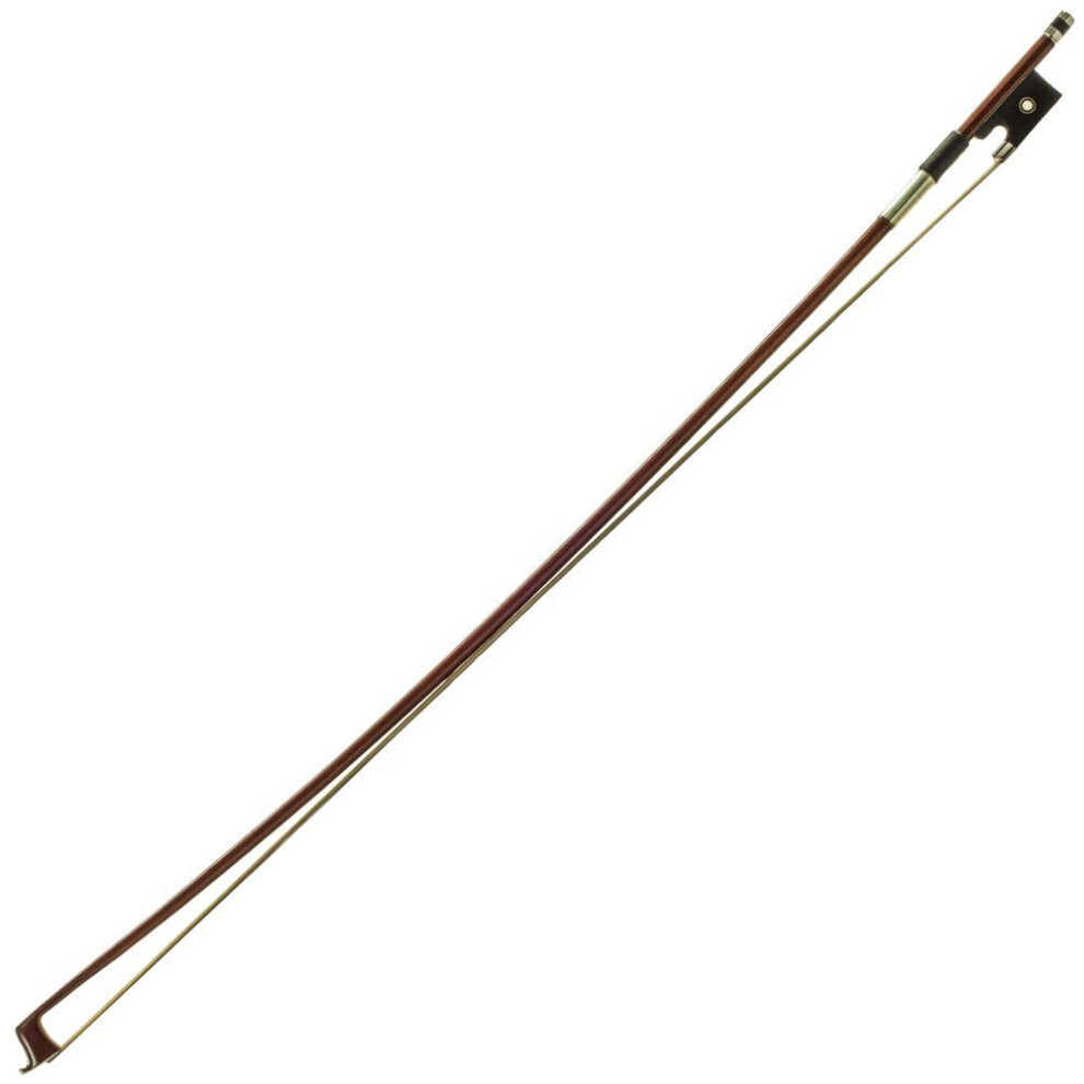 PAITITI 3/4 Size Violin Bow Round Stick Brazil Wood Mongolian Horsehai