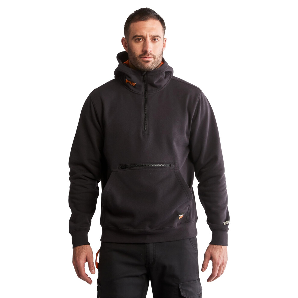 Timberland PRO Men's Honcho HD Pullover Hooded Sweatshirt  Black  Smal