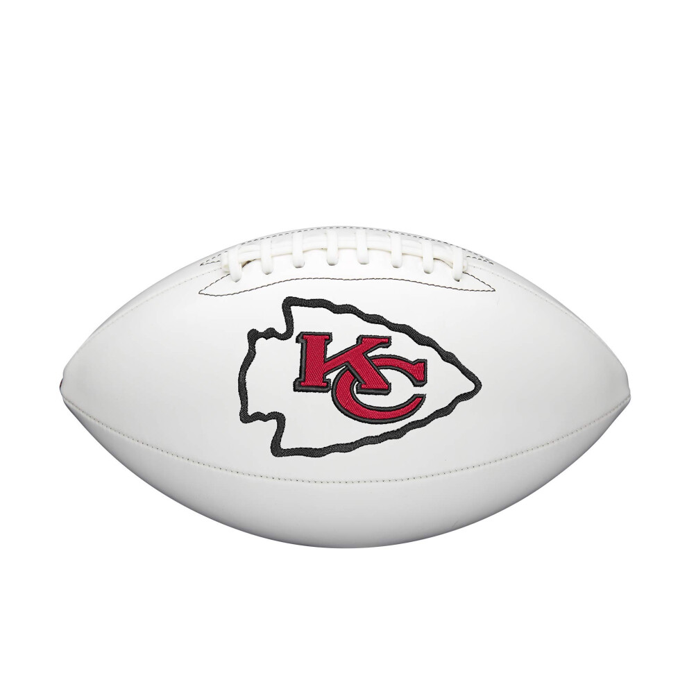 WILSON NFL Live Team Autograph Football-Kansas city  Kansas city chief