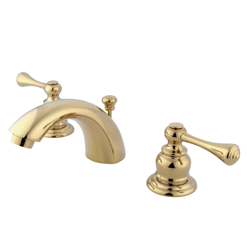 Photos - Tap Kingston Brass KB3942BL Mini-Widespread Bathroom Faucet Polished Bras