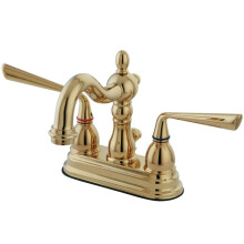 Kingston Brass KS1602ZL 4 Zoll Centerset Badezimmer Wasserhahn Poliert Bras