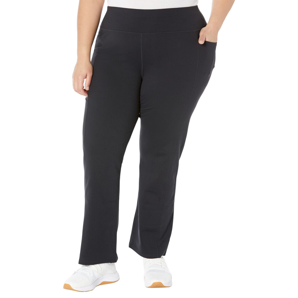 Skechers Womens Size gO Walk High Waisted Joy Pant  Black  X-Large Tal