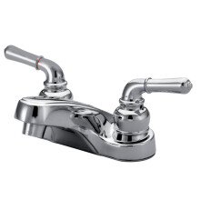 Robinet de salle de bain central Kingston Brass KB251LP de 4 po, chrome poli