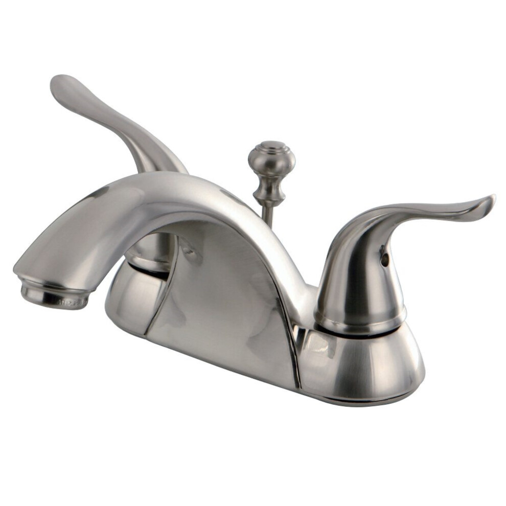 Photos - Tap Kingston Brass KB2628YL 4 in. Centerset Bathroom Faucet Brushed Nicke