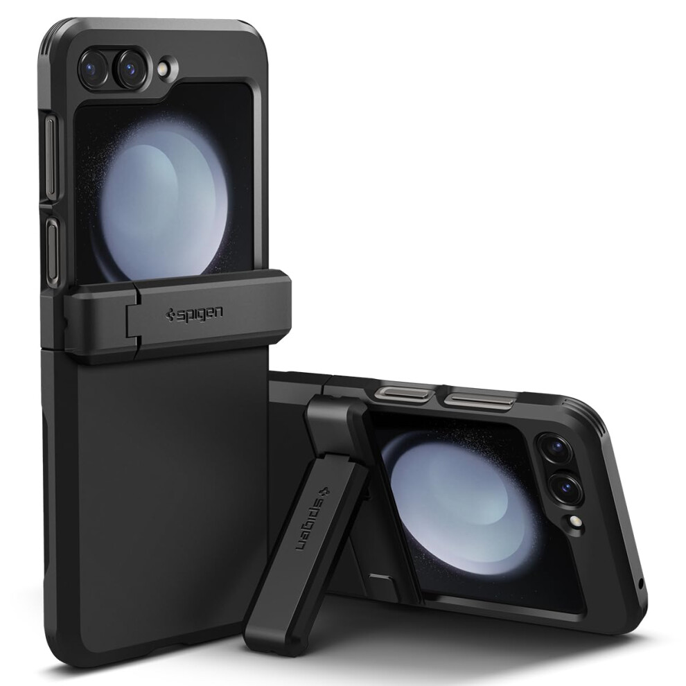 Spigen Tough Armor Pro Designed for Galaxy Z Flip 5 Case (2023) - Blac