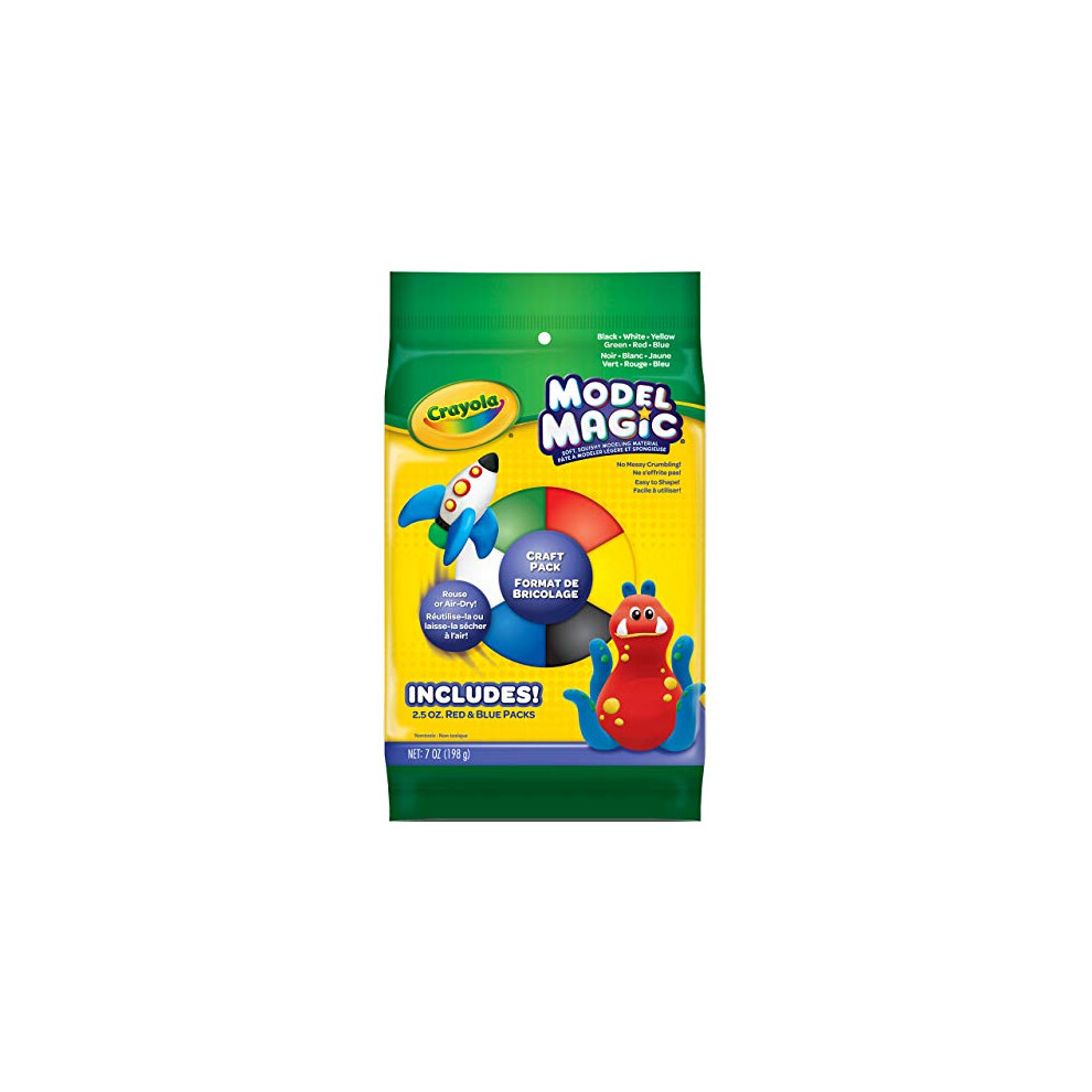 Crayola Model Magic Craft Pack  Modeling Clay Alternative  7oz (232407