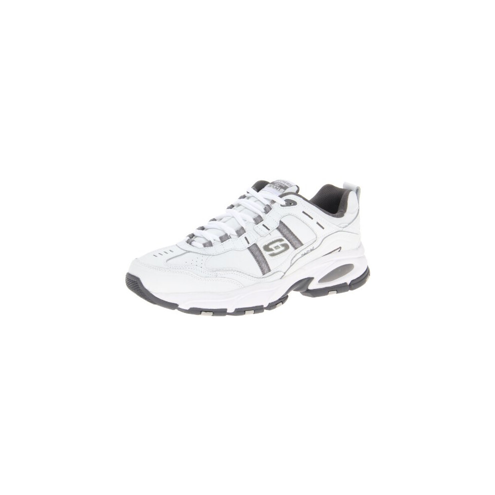 Skechers Sport Men's Vigor 2.0 Serpentine Oxford White/Charcoal 13 2E