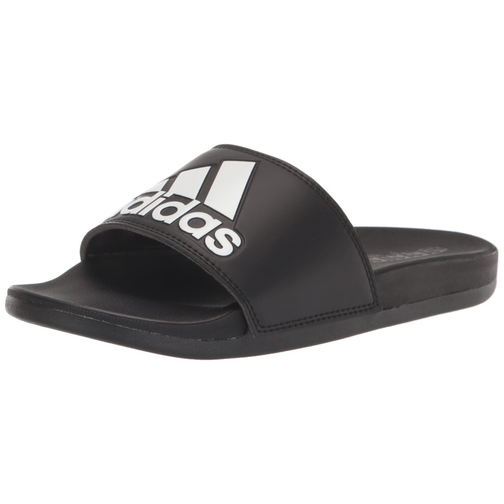 adidas Unisex Adilette comfort Slide Sandal  BlackWhiteBlack  8 US Wom