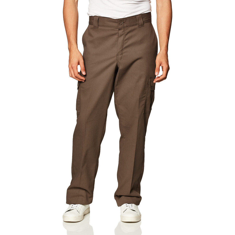 Dickies Mens Regular Straight Flex Twill cargo Pant  Mushroom  40W x 3