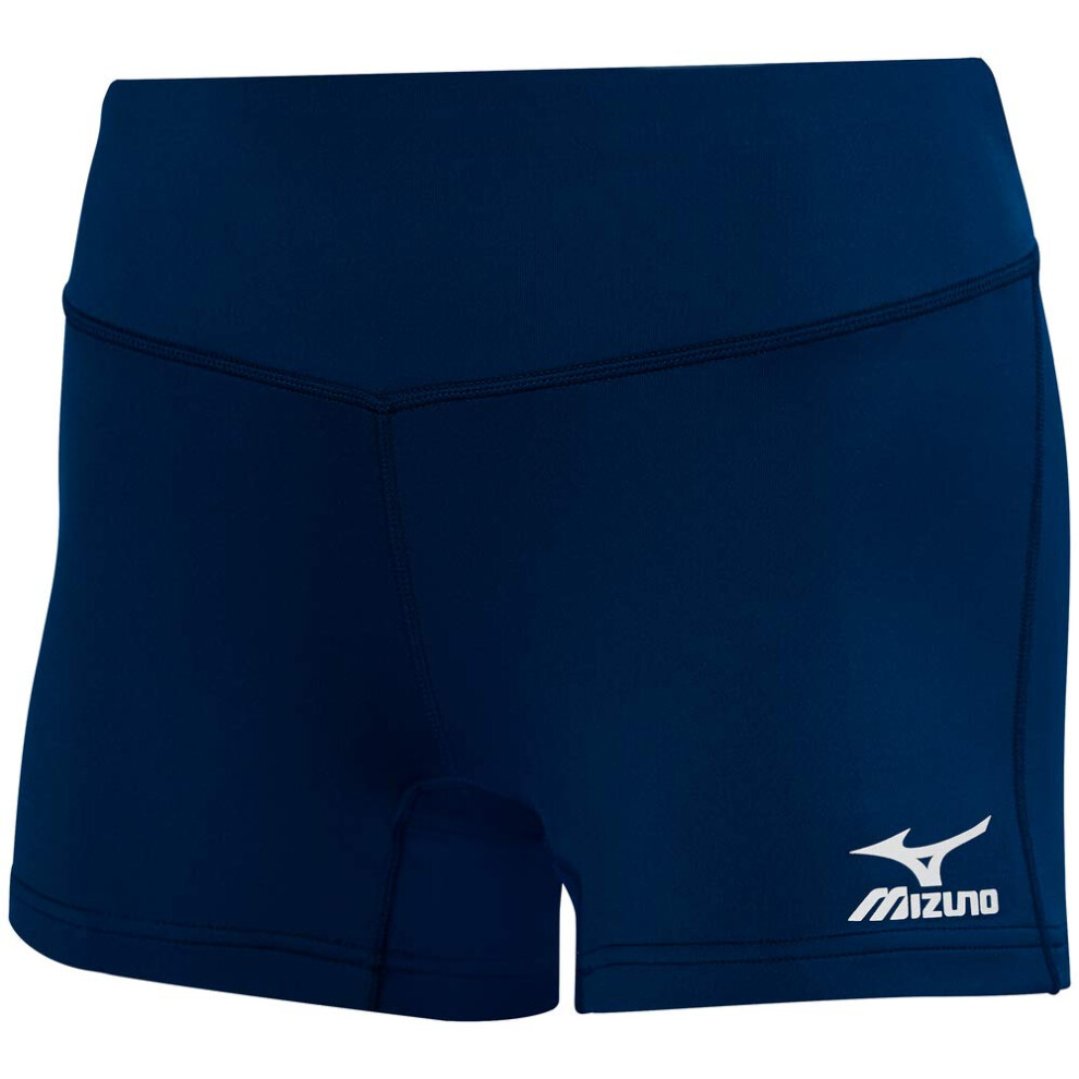 Mizuno mens Mizuno Victory 3.5 Inseam Volleyball Shorts  Navy  Medium