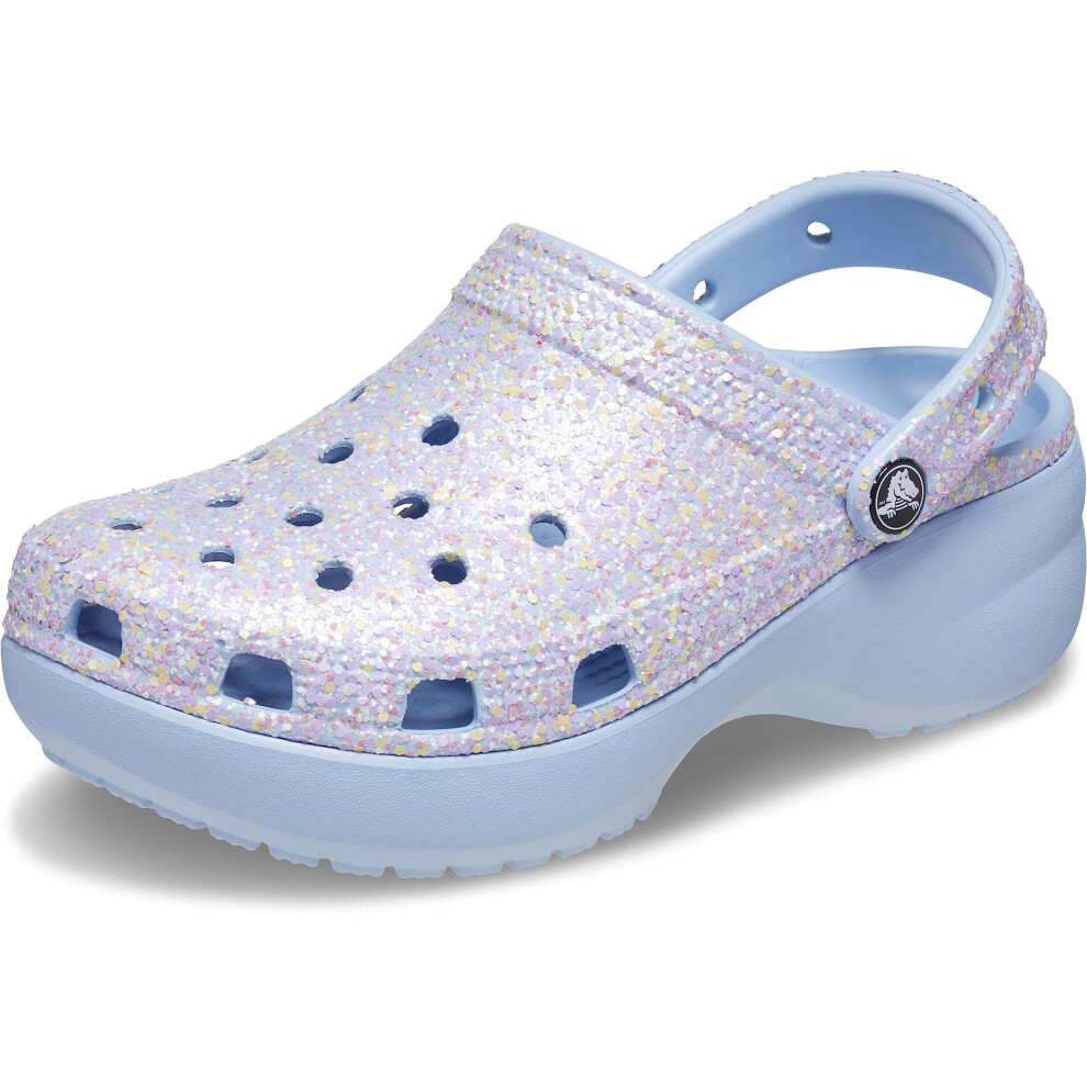 Crocs Unisex Classic Marbled Tie Dye Clog  Blue Calcite/Multi  13 US M