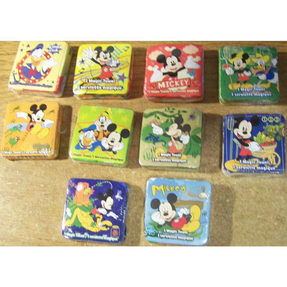 4 Different Disney Mickey Mouse Clubhouse Magic Pop Up Towel Wash Clot