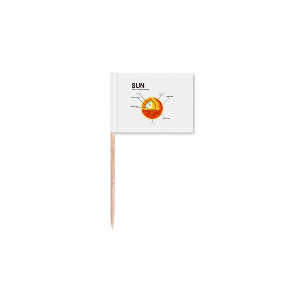 Geography Science Popularization Solar Level Toothpick Flags Marker Topper Party Decoration-image-OPC-PFKMFD8-NEW