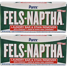 Jabón de lavandería Fels Naptha y quitamanchas - Pack de 2, 5.0 Oz cada uno
