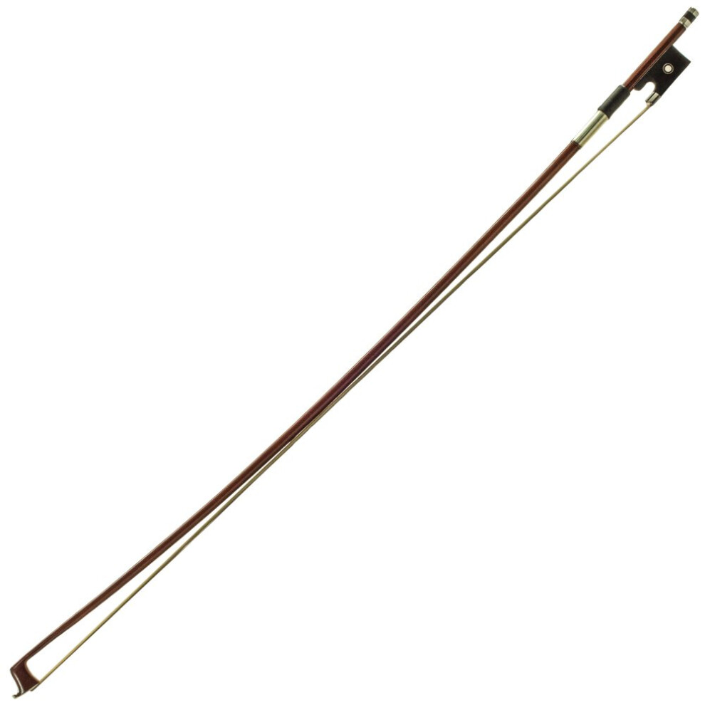 PAITITI 1/10 Size Violin Bow Round Stick Brazil Wood Mongolian Horseha