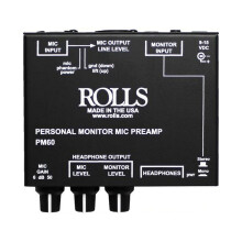 Amplificatore per cuffie Personal Monitor con un microfono Prea completamente funzionante