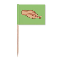 Gesture Synthesis Trikeros Expression Toothpick Flags Marker Topper Party Decoration