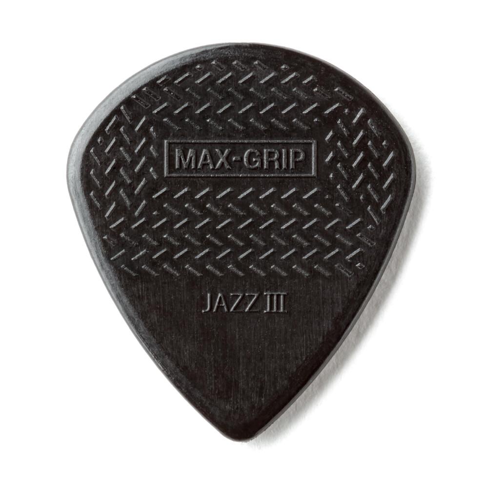 JIM DUNLOP 471P3S Max-gripA Jazz III  Black Stiffo  6Players Pack  Sma