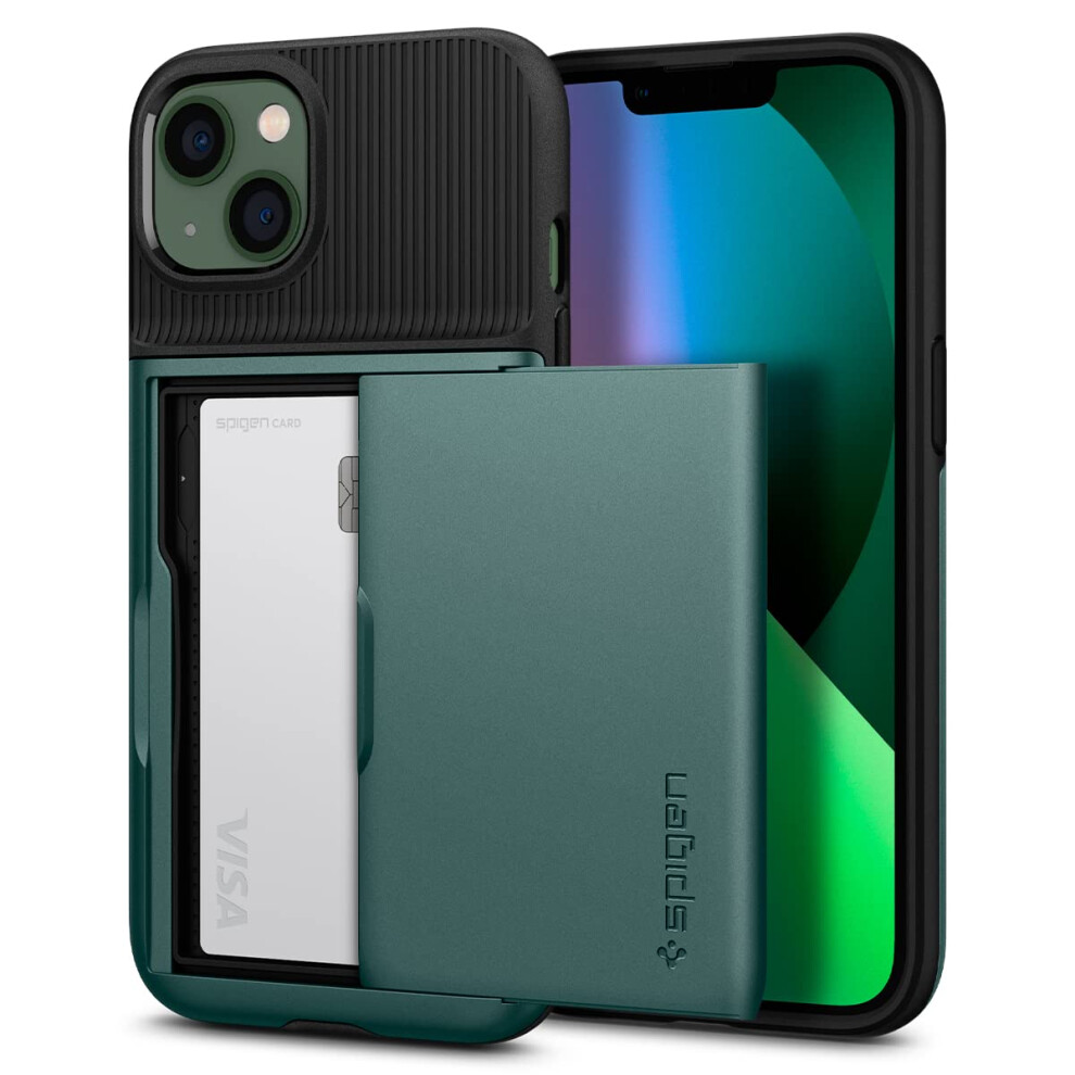 Spigen Slim Armor CS Designed for iPhone 13 Case (2021) - Midnight Gre