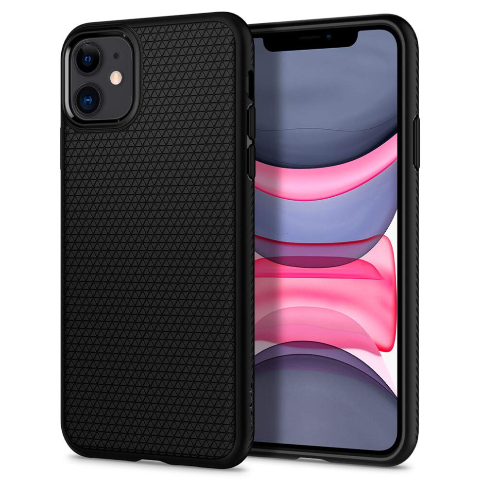 Spigen Liquid Air Armor Designed for iPhone 11 case (2019) - Matte Bla