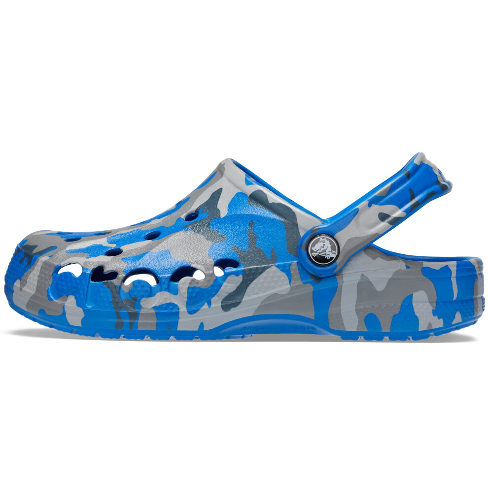 crocs Unisex Mens and Womens Baya graphic clog  Bright cobalt camo  6