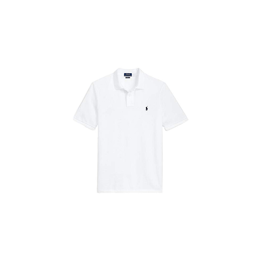 Polo Ralph Lauren classic Fit Mesh Pony Logo Polo Shirt (XL  BasicWhit