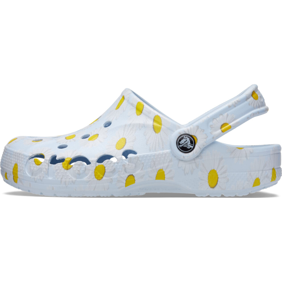 crocs Unisex Mens and Womens Baya graphic clog  Mineral BlueMulti  14