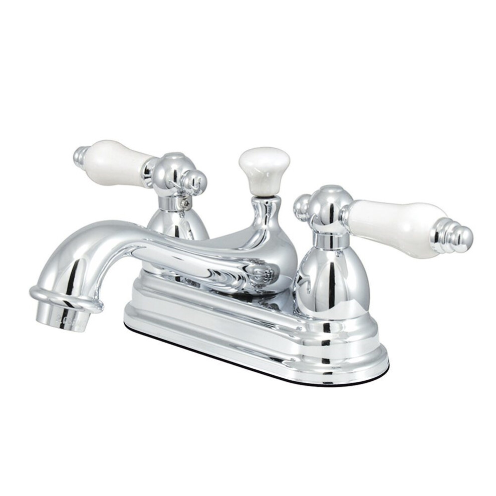Kingston Brass KS3601PL 4 in. Centerset Bathroom Faucet  Polished Chro