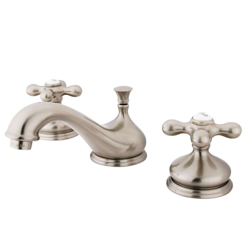 Kingston Brass Ks1168ax 8 In. Widespread Bathroom Faucet Brushed Nick 663370005954