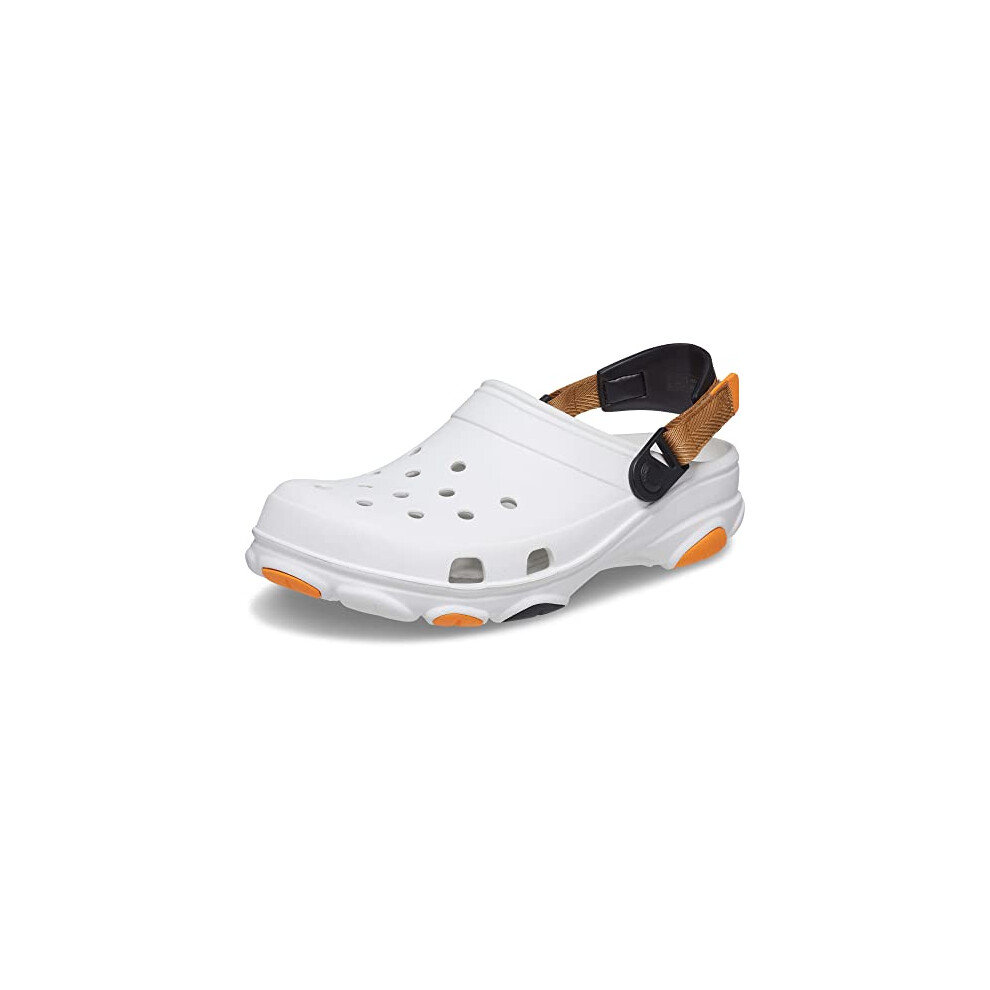 crocs Unisex-Adult classic All Terrain clogs  WhiteMulti  11 Men13 Wom