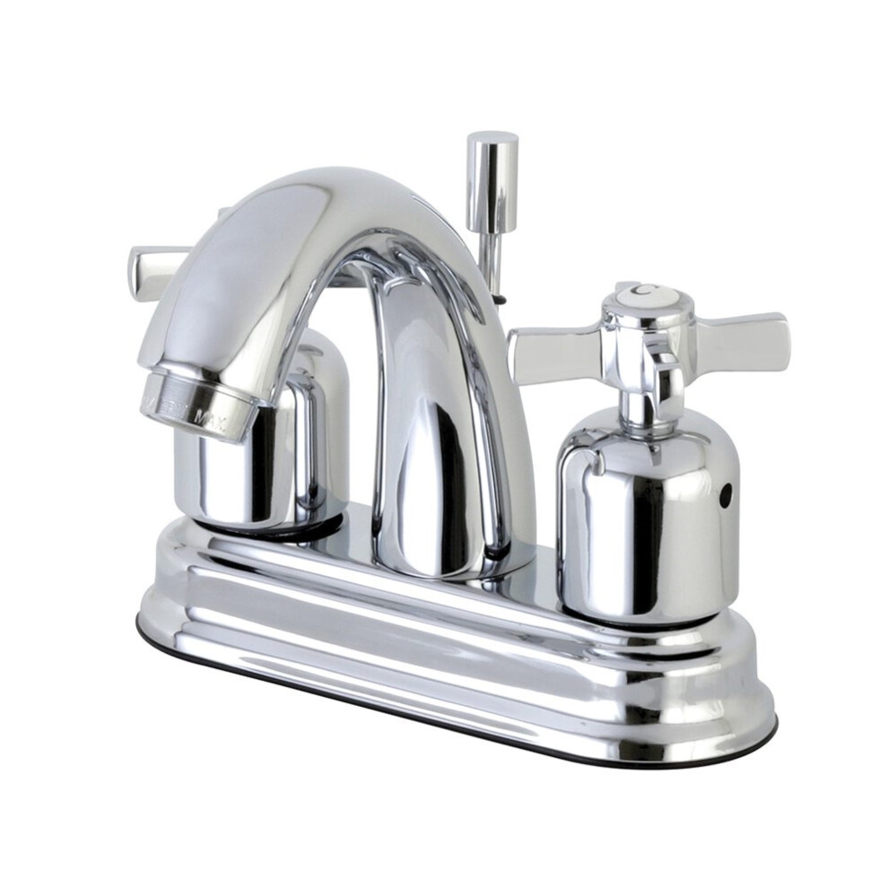 Photos - Tap Kingston Brass FB5611ZX 4 in. Centerset Bathroom Faucet Polished Chro B0768SZ8MY 