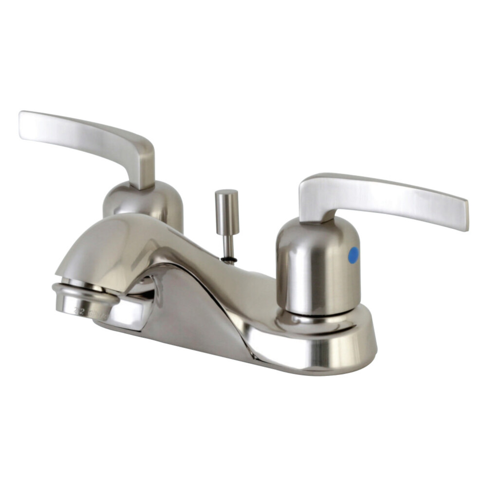 Photos - Tap Kingston Brass FB5628EFL 4 in. Centerset Bathroom Faucet Brushed Nick B0768V25X1 