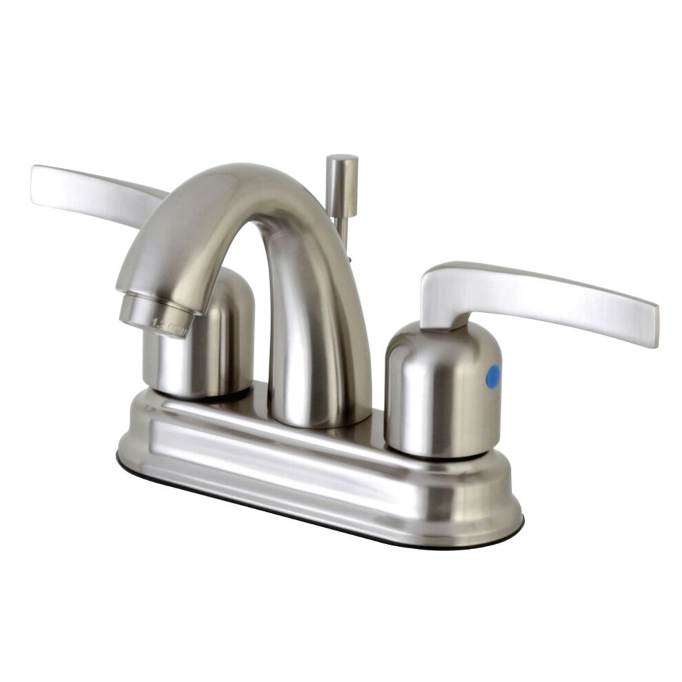 Photos - Tap Kingston Brass FB5618EFL 4 in. Centerset Bathroom Faucet Brushed Nick B0768WWBJ7 