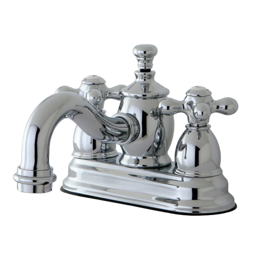 Photos - Tap Kingston Brass KS7101AX 4 in. Centerset Bathroom Faucet Polished Chro 