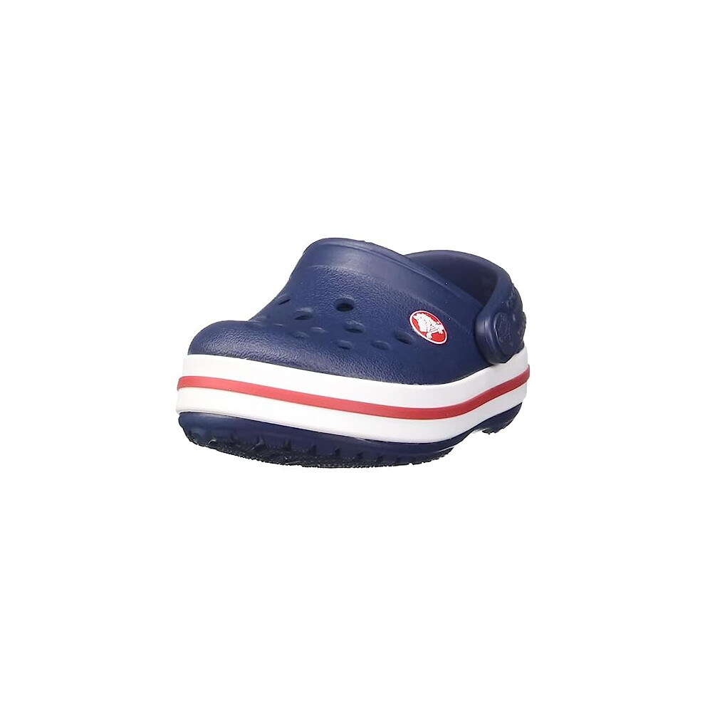 crocs Unisex-child crocband clogs (Little KidBig Kid)  NavyRed  6 Big